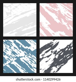 Marble texture background. Set of different colors for your design. Grunge wallpaper elements. Vector illustration,eps 10.