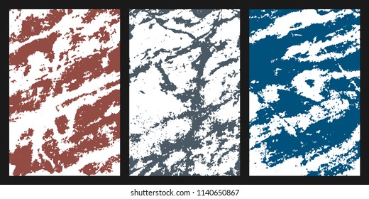Marble texture background. Set of different colors for your design. Grunge wallpaper elements. Vector illustration,eps 10.