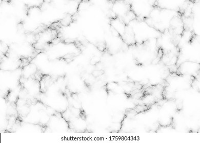 Textura de mármol de color blanco y negro. Ilustración vectorial de material.