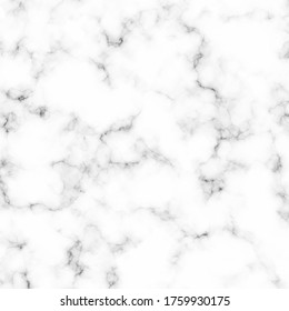 Textura de mármol en blanco y negro. Formato cuadrado. Ilustración vectorial de material.