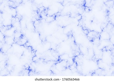 Colores azul, negro y blanco de textura de mármol. Ilustración vectorial de material.
