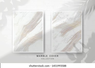 Marble Texture, Cover Premium Set of Vector Patterns Collection, Abstract Background Template, Suitable for Wedding and Greeting Invitation Card (Vector EPS10, Fully Editable)
