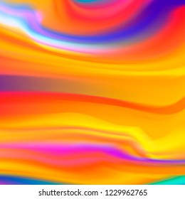 Marble texture. Creative graphic design. Moving colorful abstract background. Modern style abstraction. 