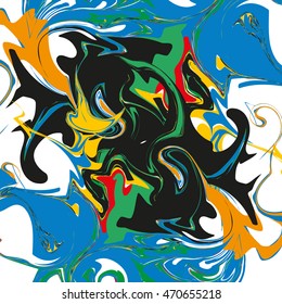 Marble texture. Different colors. Beautiful vector illustration for your design, print, background