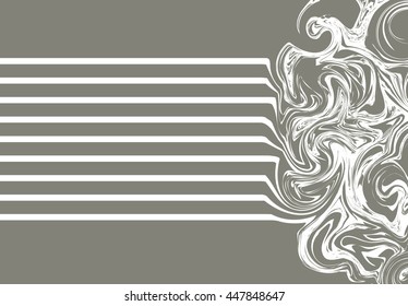 Marble texture, with effect wet stone. Background craft watercolor oil. liquid metal. Design wave illustration painting