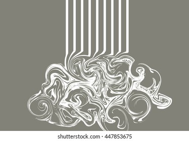 Marble texture, with effect wet stone. Background craft watercolor oil. liquid metal. Design wave illustration painting