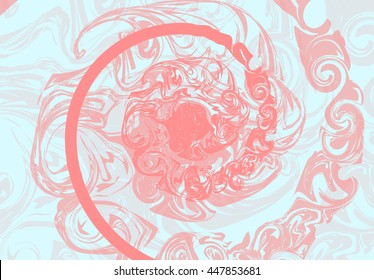 Marble texture, with effect wet stone. Background craft watercolor oil. liquid metal. Design wave illustration painting