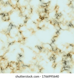Marble texture gold, black and white colors. Square format. Stock vector illustration.