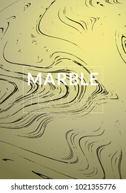 Marble Texture. Ink Splash. Colorful Fluid. Marble Textured Cool Cover, Party Flyers,  Business Card, Poster Design, Futurist Title Page. Gradient Vector Marble Texture. Size A4. 