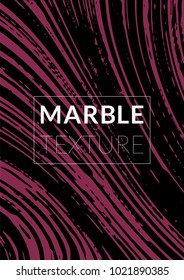 Marble Texture. Ink Splash. Colorful Fluid. Marble Textured Cool Cover, Party Flyers,  Magazine Cover, Catalog, Sale, Announcement. Gradient Vector Marble Texture. Size A4. 