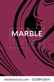 Marble Texture. Ink Splash. Colorful Fluid. Marble Textured Cool Cover, Party Flyers,  Magazine Cover, Catalog, Sale, Announcement. Gradient Vector Marble Texture. Size A4. 
