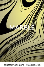 Marble Texture. Ink Splash. Colorful Fluid. Marble Textured Cool Cover, Party Flyers,  Business Card, Poster Design, Futurist Title Page. Gradient Vector Marble Texture. Size A4. 