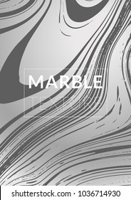 Marble Texture. Ink Splash. Colorful Fluid. Marble Textured Cool Cover, Party Flyers,  Magazine Cover, Catalog, Sale, Announcement. Gradient Vector Marble Texture. Size A4. 