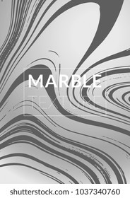 Marble Texture. Ink Splash. Colorful Fluid. Marble Textured Cool Cover, Party Flyers,  Magazine Cover, Catalog, Sale, Announcement. Gradient Vector Marble Texture. Size A4. 