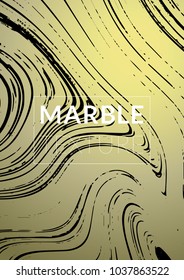 Marble Texture. Ink Splash. Colorful Fluid. Poster, Brochure, Invitation, Simple Design Presentation,  Business Card, Poster Design, Futurist Title Page. Gradient Vector Marble Texture. Size A4. 