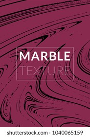 Marble Texture. Ink Splash. Colorful Fluid. Poster, Brochure, Invitation, Simple Design Presentation,  Magazine Cover, Catalog, Sale, Announcement. Gradient Vector Marble Texture. Size A4. 
