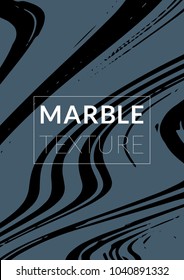 Marble Texture. Ink Splash. Colorful Fluid. Marble Textured Cool Cover, Party Flyers,  Business Card, Poster Design, Futurist Title Page. Gradient Vector Marble Texture. Size A4. 