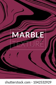 Marble Texture. Ink Splash. Colorful Fluid. Marble Textured Cool Cover, Party Flyers,  Business Card, Poster Design, Futurist Title Page. Gradient Vector Marble Texture. Size A4. 
