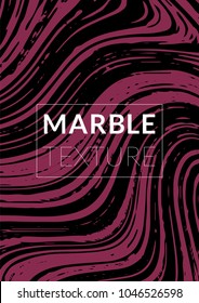 Marble Texture. Ink Splash. Colorful Fluid. Poster, Brochure, Invitation, Simple Design Presentation,  Magazine Cover, Catalog, Sale, Announcement. Gradient Vector Marble Texture. Size A4. 