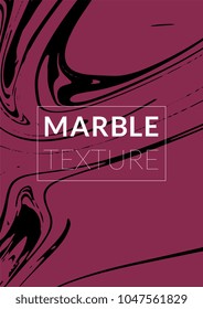 Marble Texture. Ink Splash. Colorful Fluid. Marble Textured Cool Cover, Party Flyers,  Magazine Cover, Catalog, Sale, Announcement. Gradient Vector Marble Texture. Size A4. 