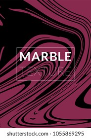 Marble Texture. Ink Splash. Colorful Fluid. Marble Textured Cool Cover, Party Flyers,  Business Card, Poster Design, Futurist Title Page. Gradient Vector Marble Texture. Size A4. 