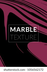 Marble Texture. Ink Splash. Colorful Fluid. Marble Textured Cool Cover, Party Flyers,  Magazine Cover, Catalog, Sale, Announcement. Gradient Vector Marble Texture. Size A4. 