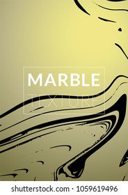 Marble Texture. Ink Splash. Colorful Fluid. Marble Textured Cool Cover, Party Flyers,  Business Card, Poster Design, Futurist Title Page. Gradient Vector Marble Texture. Size A4. 