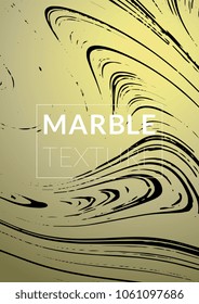 Marble Texture. Ink Splash. Colorful Fluid. Marble Textured Cool Cover, Party Flyers,  Business Card, Poster Design, Futurist Title Page. Gradient Vector Marble Texture. Size A4. 