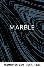 Marble Texture. Ink Splash. Colorful Fluid. Marble Textured Cool Cover, Party Flyers,  Magazine Cover, Catalog, Sale, Announcement. Gradient Vector Marble Texture. Size A4. 
