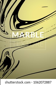 Marble Texture. Ink Splash. Colorful Fluid. Marble Textured Cool Cover, Party Flyers,  Business Card, Poster Design, Futurist Title Page. Gradient Vector Marble Texture. Size A4. 