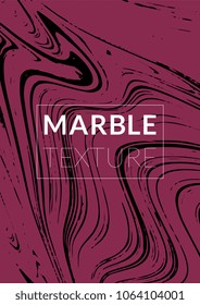 Marble Texture. Ink Splash. Colorful Fluid. Poster, Brochure, Invitation, Simple Design Presentation,  Business Card, Poster Design, Futurist Title Page. Gradient Vector Marble Texture. Size A4. 