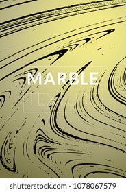Marble Texture. Ink Splash. Colorful Fluid. Poster, Brochure, Invitation, Simple Design Presentation,  Magazine Cover, Catalog, Sale, Announcement. Gradient Vector Marble Texture. Size A4. 