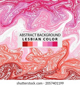 Marmorstruktur mit LESBIAN-Farbe, LESBIAN-Hintergrund, LESBIAN-Flagge, abstrakter Hintergrund, Zeilenhintergrund. Design-Vektor EPS10.