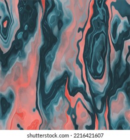 Marble texture made with shades of pink, light and dark green
