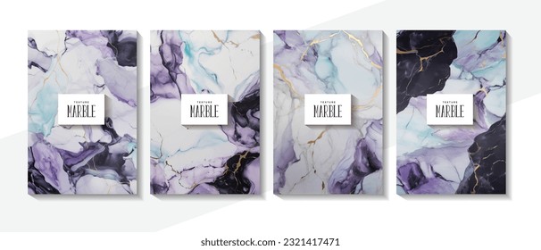 Marble texture pattern collection. Luxury marble texture background collection