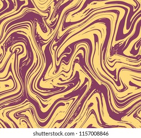 Marble texture seamless background. Abstract liquid fluid effect color pattern. Textile colorful seamless pattern cover, wrapping paper background. Ebru aqua ink painting on water. Vector. EPS 8