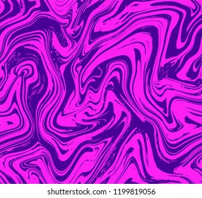 Marble texture seamless background. Abstract liquid fluid effect color pattern. Textile colorful seamless pattern cover, wrapping paper background. Ebru aqua ink painting on water. Vector. EPS 8