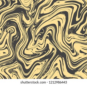 Marble texture seamless background. Abstract liquid fluid effect color pattern. Textile colorful seamless pattern cover, wrapping paper background. Ebru aqua ink painting on water. Vector. EPS 8