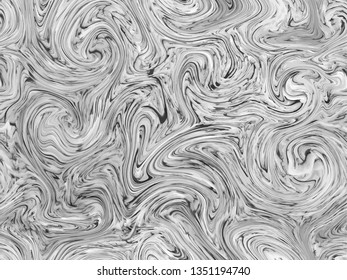 Marble texture seamless background. Abstract seamless pattern. Liquid fluid marbling flow effect. Vector print background.