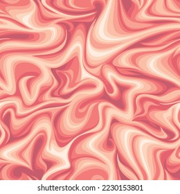 Marble texture seamless pattern. Abstract modern endless curve camo ornament for fabric and fashion textile print. Vector background.