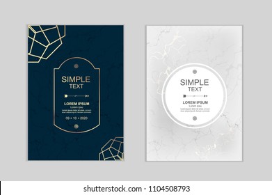 marble texture template design for wedding invitation cards and background