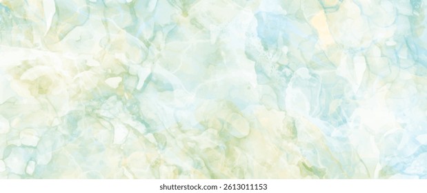 Marble texture vector background. Abstract colorful watercolor illustration for cards, flyers, poster, banner. Stone wall. Tile. Premium painted template for interior design. Brushstrokes and splashes