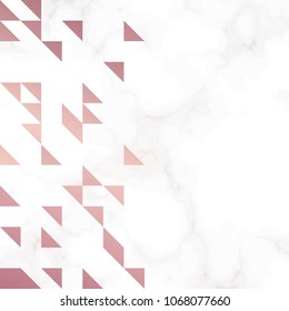 Marble Texture Vector Background with gold decoration