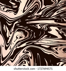 Marble Texture Vector Pink Liquid Paint Background. Fluid Paint Suminagashi Modern Pattern for Ice Cream, Cosmetics Ads, Food Magazins. Hipster Stone Marble Texture, Bright Painting Splash