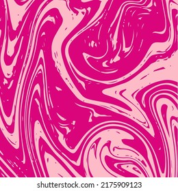 Marble Texture Vector Pink Liquid Paint Background. Fluid Paint Suminagashi Modern Pattern for Ice Cream, Cosmetics Ads, Corporate Style. Hipster Stone Marble Texture, Faded Paint Splatter