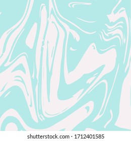 Marble Texture Vector Turquoise Liquid Ink Background. Fluid Paint Suminagashi Modern Pattern for Wedding Invitation Banners, Corporate Identity. Hipster Stone Marble Texture, Faded Paint Splatter