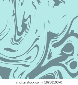 Fondo de la tinta líquida turquesa del vector de textura de mármol. Patrón moderno de Paint Fluid Suminagashi para cubiertas, anuncios de cosméticos, invitación de boda. Textura de mármol de piedra hipster, salpicadura de pintura vívida