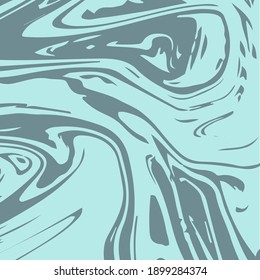 Marble Texture Vector Turquoise Liquid Ink Background. Fluid Paint Suminagashi Trendy Pattern for Invitation Cards, Banners, Corporate Identity. Hipster Stone Marble Texture, Faded Paint Splatter