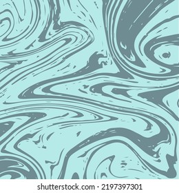 Marble Texture Vector Turquoise Paint Wash Background. Fluid Paint Suminagashi Modern Pattern for Covers, Cosmetics Ads, Stone Granite Design. Hipster Stone Marble Texture, Fading Painting Splash