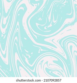 Marble Texture Vector Turquoise Watercolor Background. Fluid Paint Suminagashi Modern Pattern for Covers, Cosmetics Ads, Wedding Invitation. Hipster Stone Marble Texture, Vivid Painting Splash